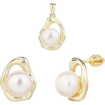 Souprava šperků Bealio BEALIO 13912 Stříbrná souprava PERLOVÝ DOTEK 03-13912-3791