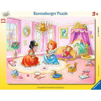 Puzzle Ravensburger puzzle Princezny si hrají 13 dílků