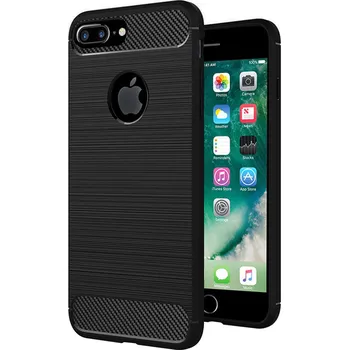 Pouzdro na mobilní telefon Techsuit Karbon Silikon iPhone 7 Plus Černý