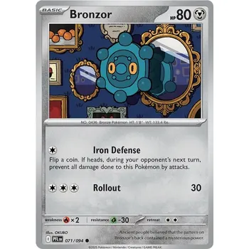 Karetní hra Bronzor 071/094 - Phantasmal Flames Typ karty: Reverse Holo