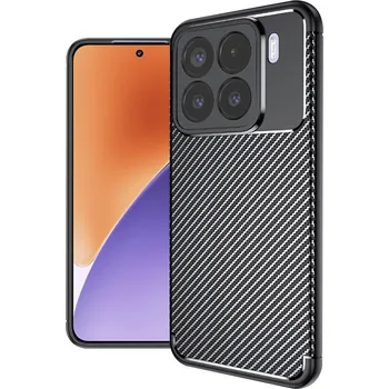 Pouzdro na mobilní telefon Techsuit CarbonFiber Xiaomi 15 černá
