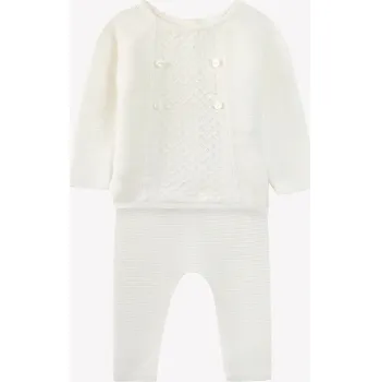 Kojenecká souprava Dětská bavlněná souprava Tartine et Chocolat CA36020.53.74 bílá 00X, vel. 53