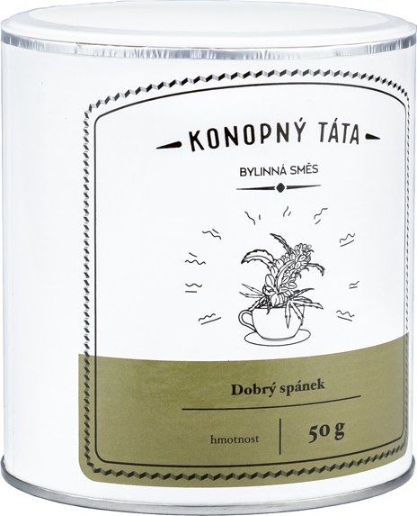 Konopný táta Konopný čaj Dobrý spánek 50g