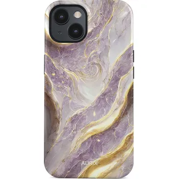 Pouzdro na mobilní telefon Kryt iPhone 15 AURIX MagSafe Amethyst (obal neboli pouzdro na iPhone 15)