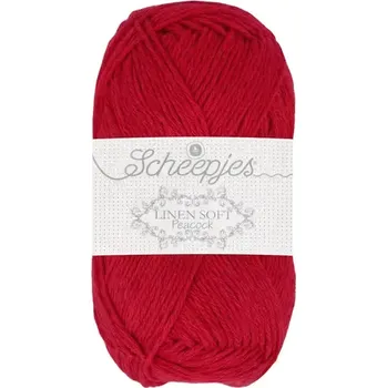 Příze Příze Scheepjes Linen Soft červená