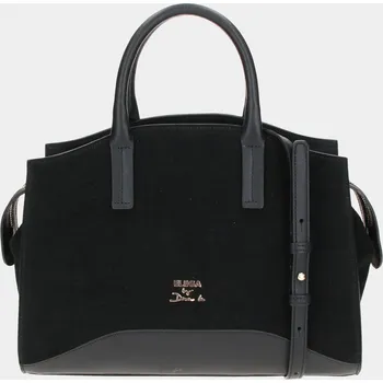 Módní doplněk Kabelka do ruky Mossy černá velur/zlato