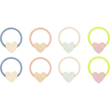 MIMI & LULA Gumičky do vlasů Dreamy Hearts mini –&nbsp;set&nbsp;8&nbsp;ks