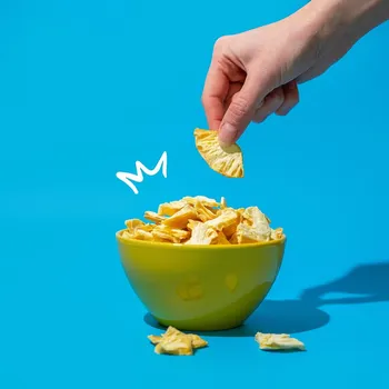 Sušená potravina Ananas lyofilizovaný váha 100g