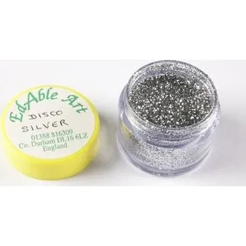 Třpyt dekorační disco Silver