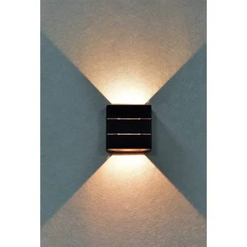 Venkovní osvětlení Venkovní LED Immax LUXLINE,nástěnné osvětlení,ČERNÉ, 6W,3000K,240V,IP54