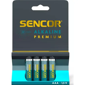 Článková baterie Sencor SBA LR03 4BP AAA Alk Premium