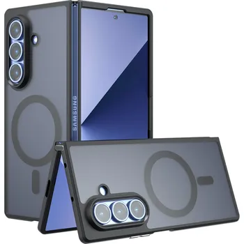 Pouzdro na mobilní telefon Techsuit PureFrost MagSafe pro Samsung Galaxy Z Fold7 černý