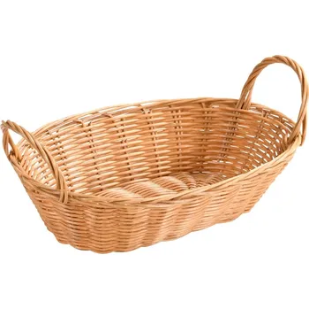 chlebník Oválný košík na chléb a ovoce PURPO hnědý