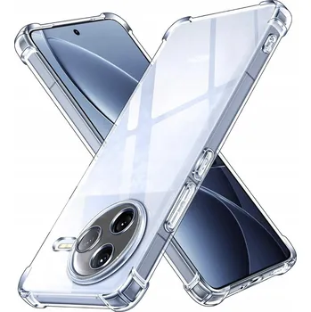 Pouzdro na mobilní telefon Techsuit Shockproof průhledný silikon pro Xiaomi Poco F7 Pro průhledný