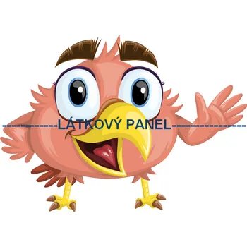 Látkový panel - Dětský - DE-141 Velikost: 40x40cm, Materiál: Mikroplyš