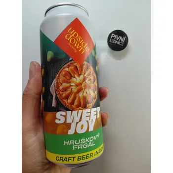 Pivo Upside Down Sweet Joy: Hruškový Frgál 13°/3,3% 0,5l