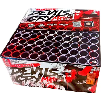 Zábavní pyrotechnika Kompakt 100 ran 20 mm Devils Crym Best Price Slow Motion