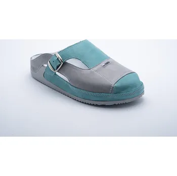 Dámská obuv MEDISTYLE dámská zdravotní pantofel PARINA Barva: Šedo-zelená, velikost: 37