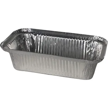 Jednorázové nádobí VIBAL Miska s víčkem ALU 205x115mm 8sada/24bal