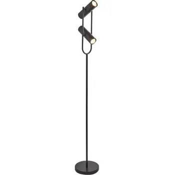 Stojací lampa Searchlight EU2792BK Stojací reflektorová lampa TELESCOPE černá