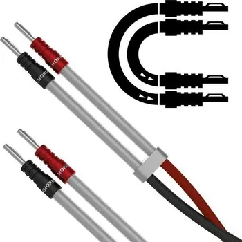 Audio kabel CHORD SIGNATURE XL - Kabel reproduktorový Black/Red - 2x2,0M