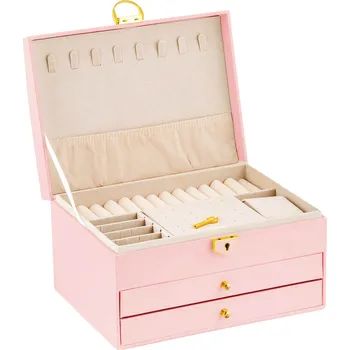 Šperkovnice Dámská šperkovnice růžová 9002110-1