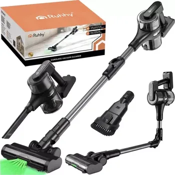 Vysavač Tyčový bezdrátový vysavač Ruhhy LunPro 400 W s HEPA filtrem