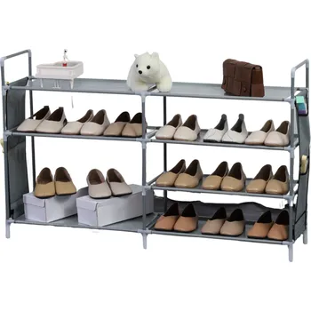 Botník Herzberg Home & Living 7vrstvý úložný botník Herzberg -112x70cm šedý