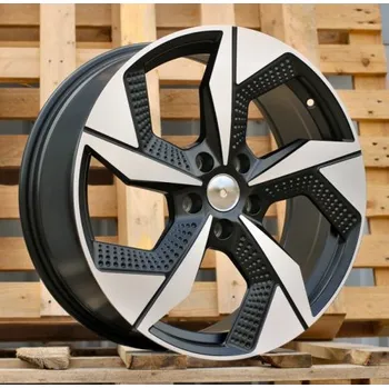 Disk Alu kola Racing Line I5637, 18x7.5 5x114.3 ET50, černá matná + leštění