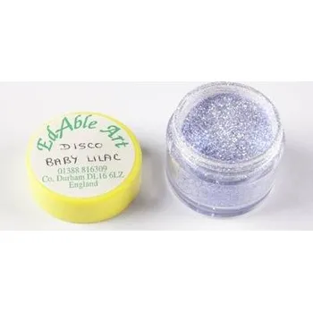 Třpyt dekorační disco Baby Lilac