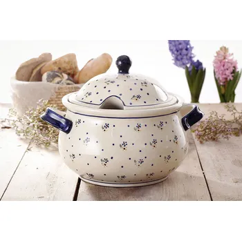 Polévková mísa Váza na polévku Keramika Bolesławiec 3 l - dek. 111 (druhý druh)