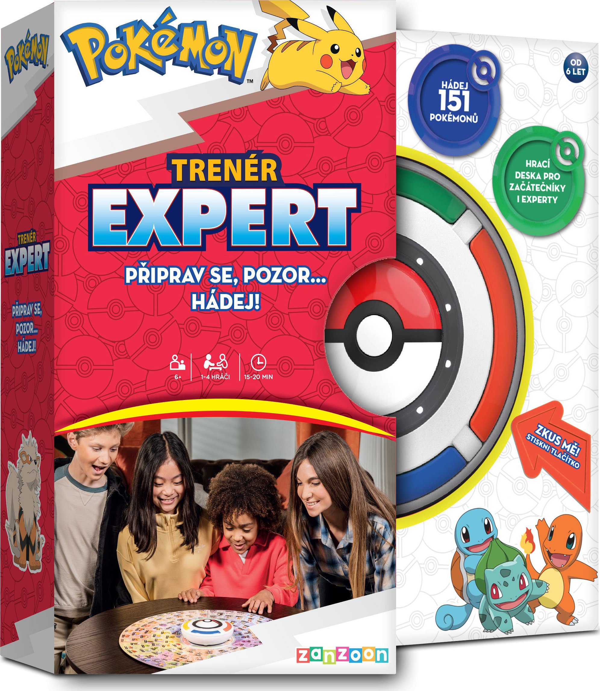 Asmodee Pokémon Trenér Expert – rychlý kvízový souboj