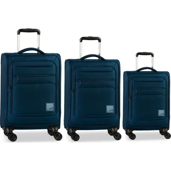 WORLDPACK Sada kufrů Bern Blue Green 3-set