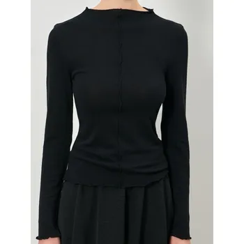 Dámská halenka Sinsay - Halenka s volánky - černá - 616EU-99X - 616EU-99X-L