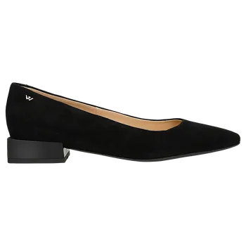 Dámské polobotky Černé Semišové Balerínky Na Podpatku Wojas 4407061 38