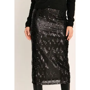 Dámská sukně Sinsay - Midi sukně s flitry - černá - 993EY-99X - 993EY-99X-XL