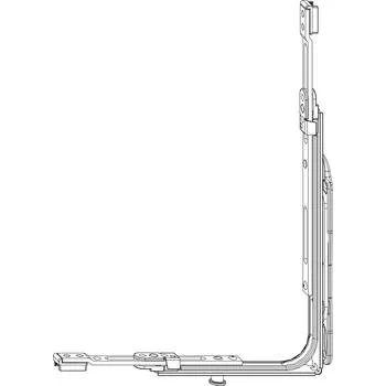 Příslušenství k oknu MACO MM rohový převod pro SFG variabilní 1250 mm, s pákou, 1iS (202475)