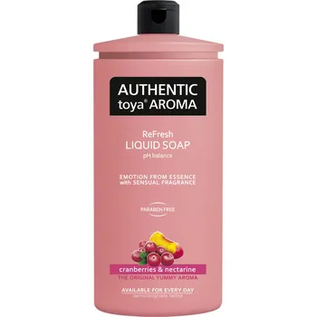 Mýdlo AUTHENTIC toya AROMA tekuté mýdlo 600 ml Varianta: Brusinky & nektarinka