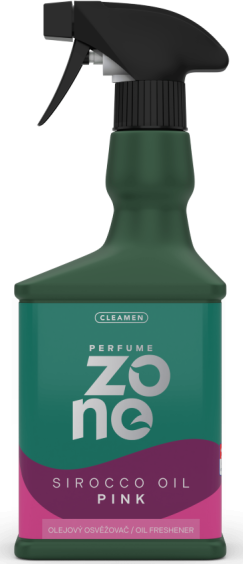 CLEAMEN osvěžovač toalet olejový PZ Sirocco oil pink 550 ml