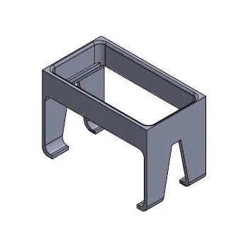 Kanalizační potrubí Haco Odbočka sedlová ventilační 110×55/110×55 mm přední