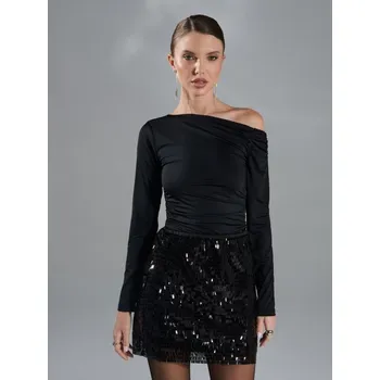 Dámská sukně Sinsay - Mini sukně - černá - 008EZ-99X - 008EZ-99X-L