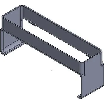 Větrací mřížka Haco Odbočka sedlová ventilační 220×55/220×55 mm přední