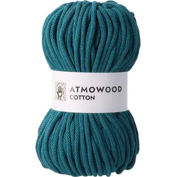 Příze cotton 5 mm - petrolejová