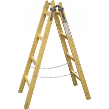 Žebřík Dřevěný stojací žebřík (štafle) 60100