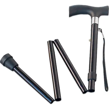 Wellys Foldable Walking Stick with Bag