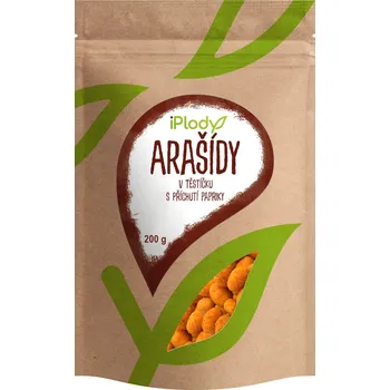 Čokoláda iPlody Arašídy v těstíčku s příchutí papriky 200g