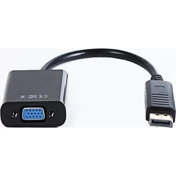 Video kabel GEMBIRD red. Displayport na VGA, M/F, černá