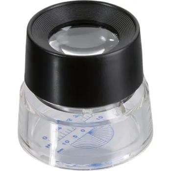 Lupa DIOPTRA lupa příložní 10x, 30mm s měřítkem