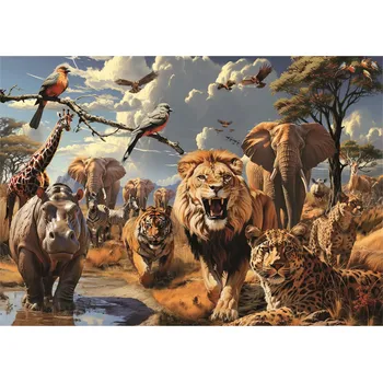 Puzzle Educa puzzle divoká zvířata 1000 dílků