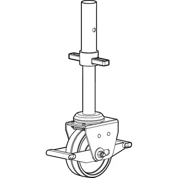 Kolečko Výškově stavitelné kolečko 150 mm 42755
